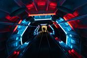 Das Atomium in Brüssel ist außen wie innen ein futuristisches Gesamtkunstwerk.