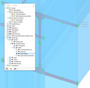 Konturquerschnittspunkte zum Setzen von Objekten