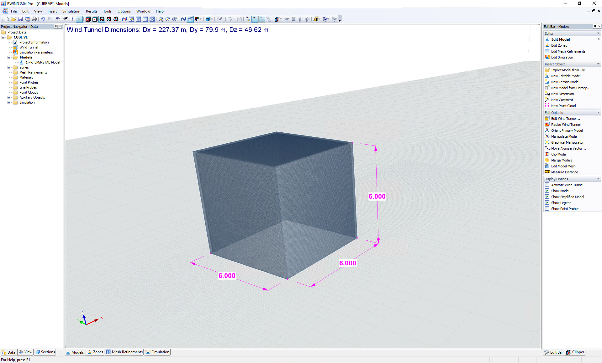 Beispielmodell für Validierung