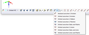 Messfunktionen in CAD-Symbolleiste