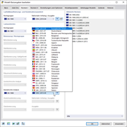 Auswahl der Norm und des nationalen Anhangs für die dynamische Analyse
