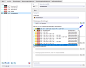 Übernahme von Massen aus seismischer Lastkombination