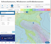 Bemessungswert der Bodenbeschleunigung für Bologna/Italien