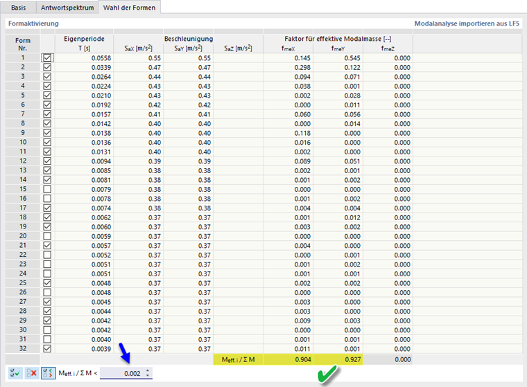 Anpassen des Kriteriums zur Erfüllung der Anforderung