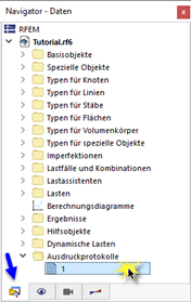 Öffnen des Ausdruckprotokolls