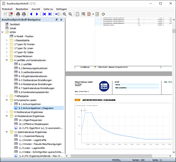 Antwortspektren-Diagramm im Ausdruckprotokoll