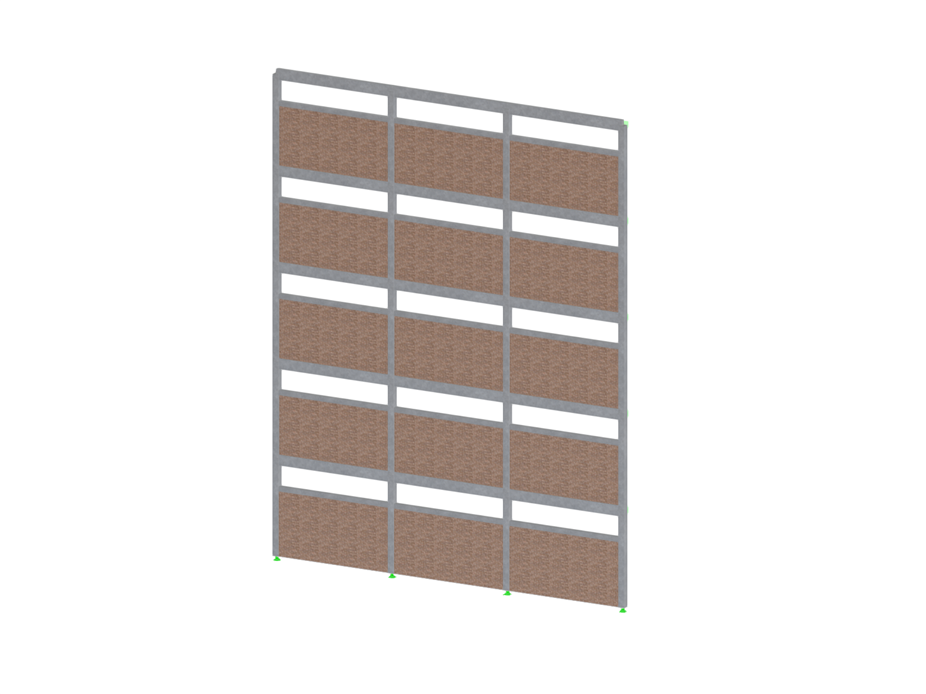 Modell 004741 | Decke mit Mauerwerksfüllung