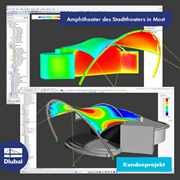 Amphitheater am Benedikt in Most, Tschechische Republik