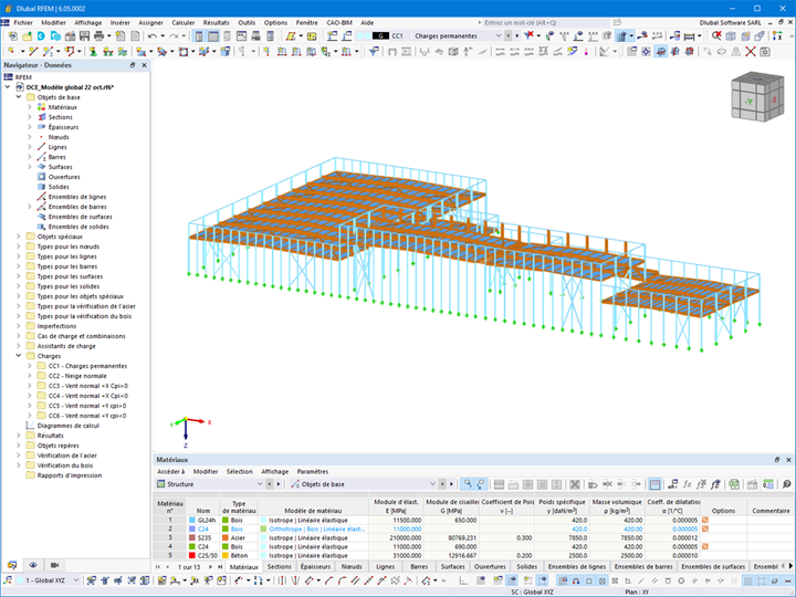 Modell einer Turnhalle | © BET Moselle Bois