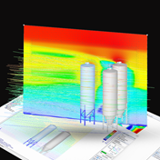 Berechnung von Windlasten mit CFD-Simulation (USA)