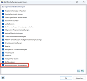 FAQ 005460 | Ich habe meine Symbolleisten meinen Wünschen angepasst. Wie kann ich diese Einstellungen speichern und an einem anderen Computer verwenden?