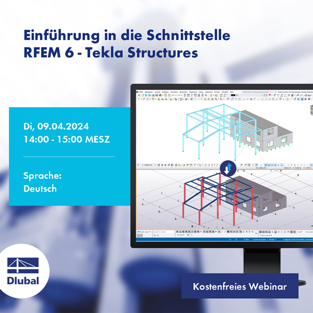 Einführung in die Schnittstelle \n RFEM 6 - Tekla Structures