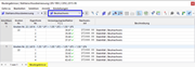 Ergebnistabelle 'Beulnachweis' für Stahlanschlussbemessung