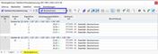 Ergebnistabelle 'Beulnachweis' für Stahlanschlussbemessung