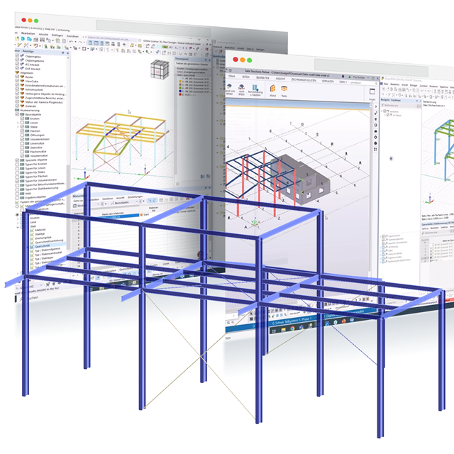 Introduction to the interface RFEM 6 - Tekla Structures