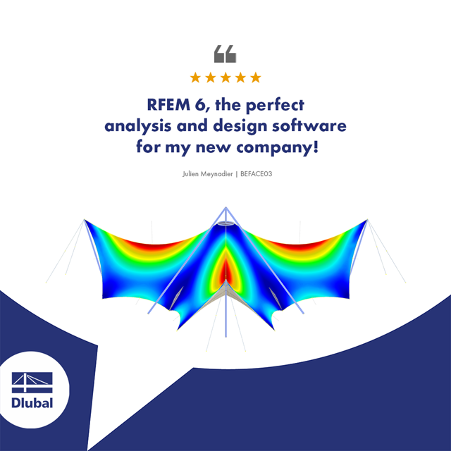 Kundenrezension | RFEM 6, die perfekte Analyse- und Bemessungssoftware für mein neues Unternehmen!