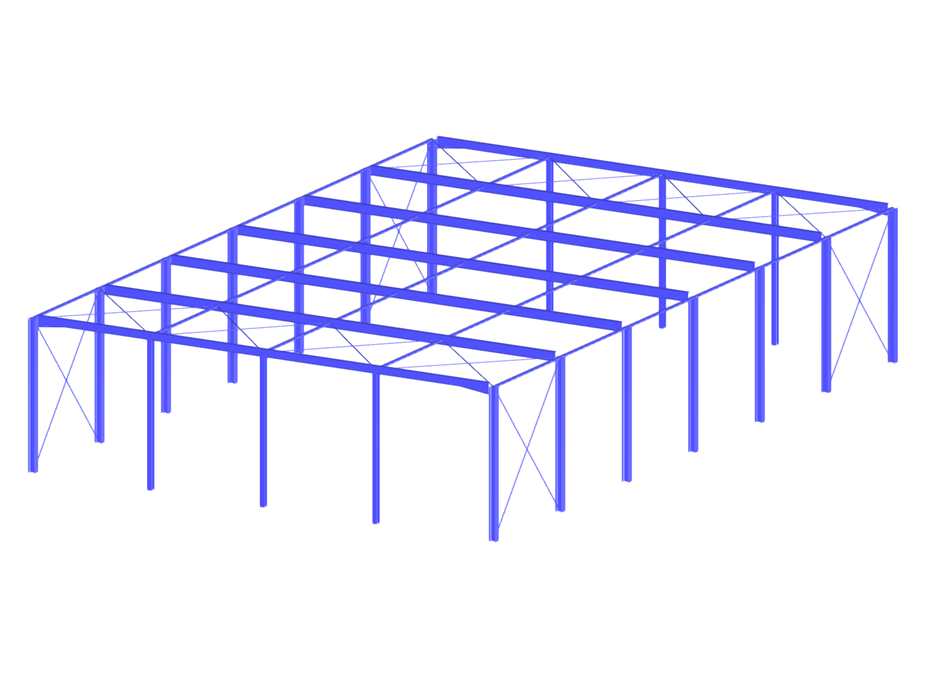 Modell 004856 | Stahlhalle