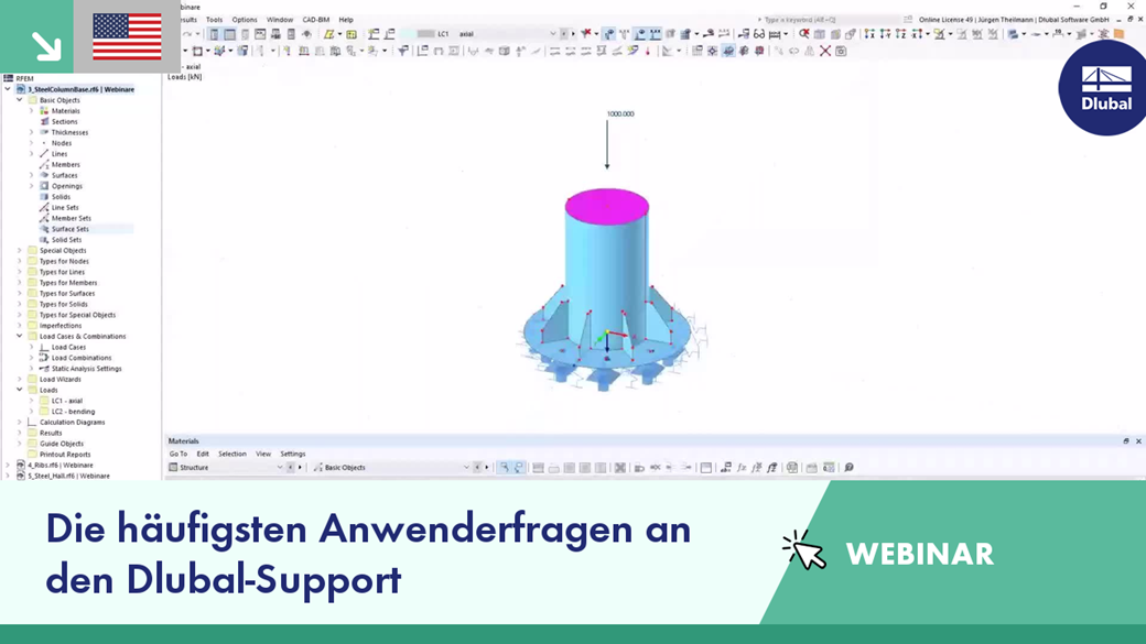Die häufigsten Anwenderfragen an den Dlubal-Support | April 2024