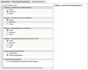 Dialog 'Linienschweißverbindungs-Konfiguration': Spezielle Optionen festlegen