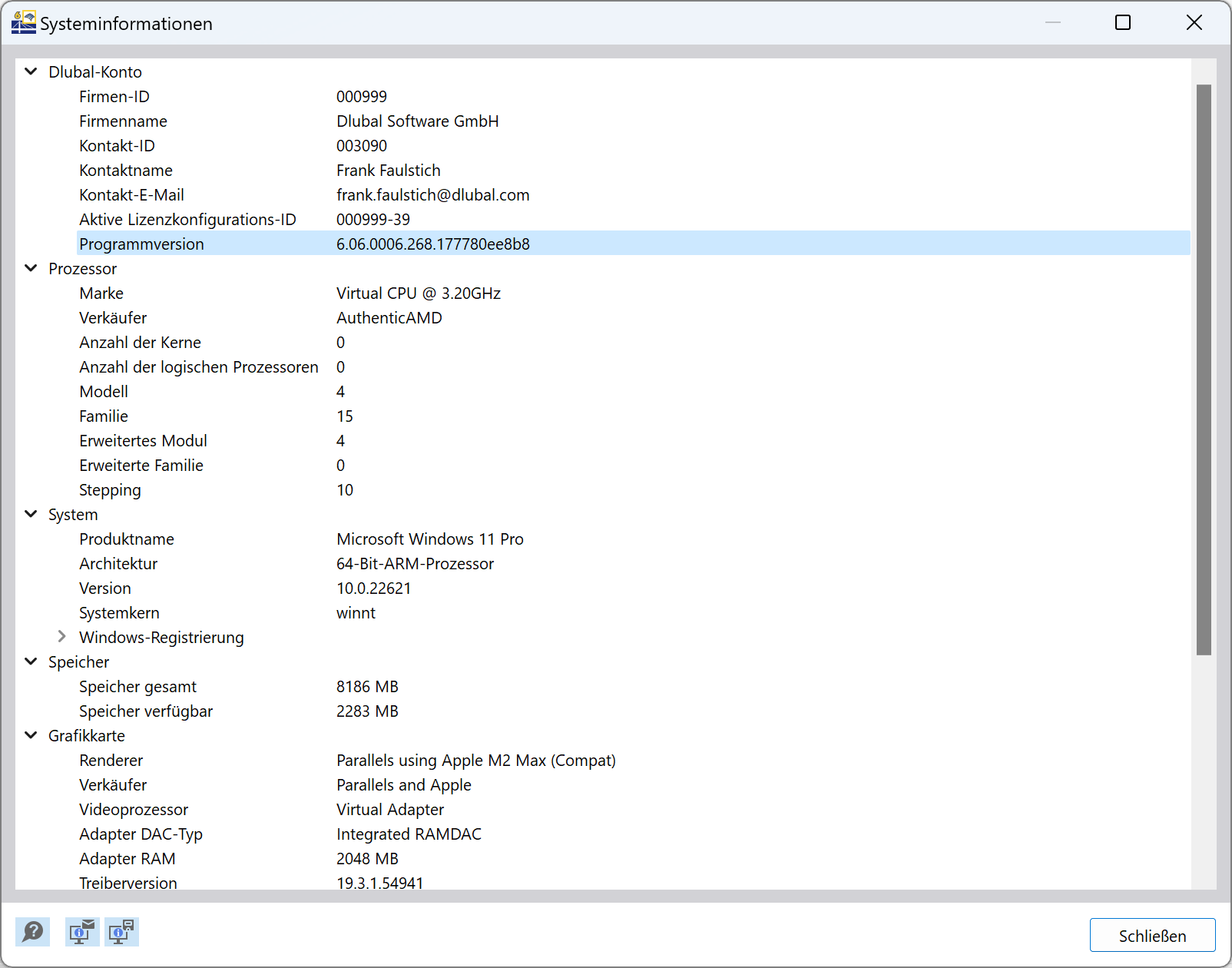 FAQ 005517 | Wo finde ich die Versionsnummer von RFEM 6 / RSTAB 9?