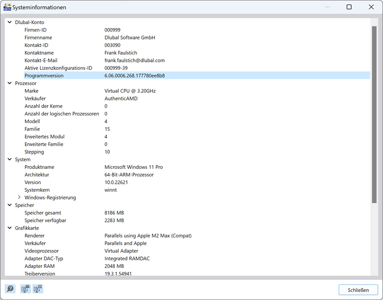 FAQ 005517 | Wo finde ich die Versionsnummer von RFEM 6 / RSTAB 9?