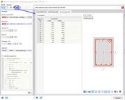 Informationen über Querschnitt in Nachweisdetails aufrufen