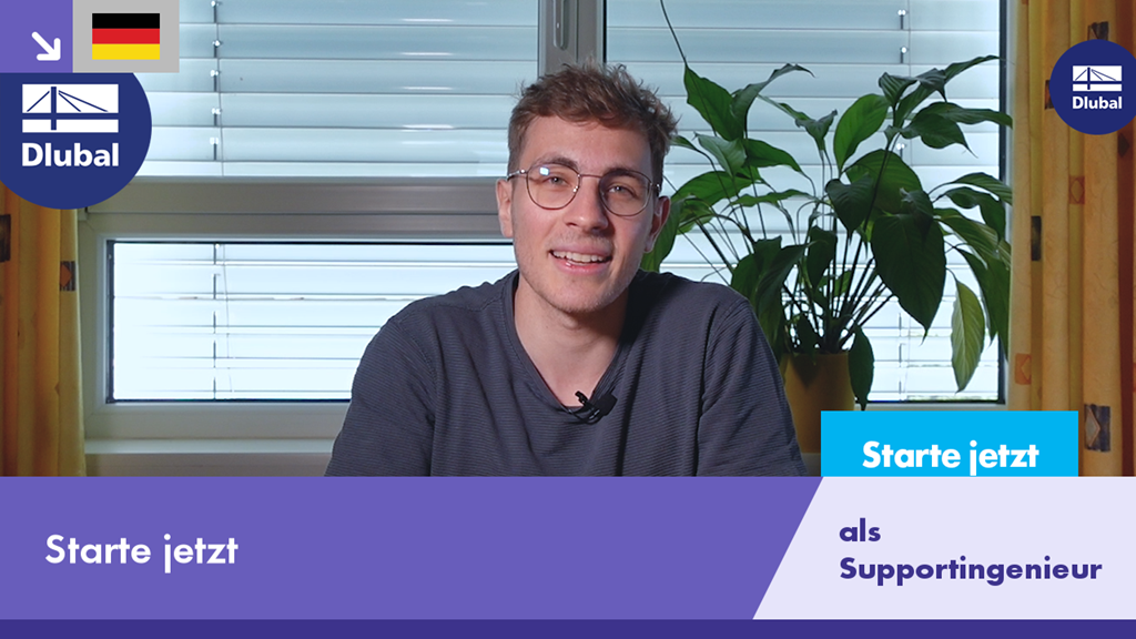 Motivierter Ingenieur beginnt seine Karriere als Supportingenieur für Softwarelösungen.