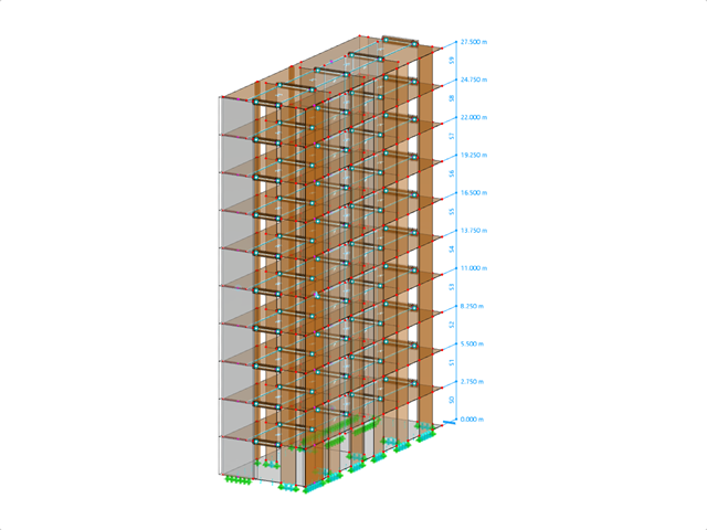 Modell 004906 | Mehrgeschossiges Holzgebäude | CSA O86:19