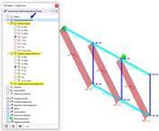 Spannungen an Stabrepräsentanten darstellen