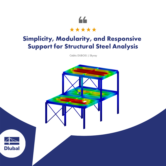 Kundenrezension | Einfachheit, Modularität und reaktionsfähige Unterstützung für die Analyse von Stahlkonstruktionen