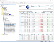 Ausdruckprotokoll mit Daten der Spannungs-Dehnungs-Berechnung