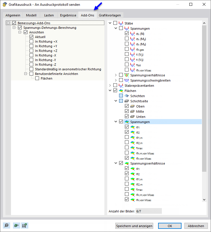 Ergebnisse für Mehrfachdruck festlegen