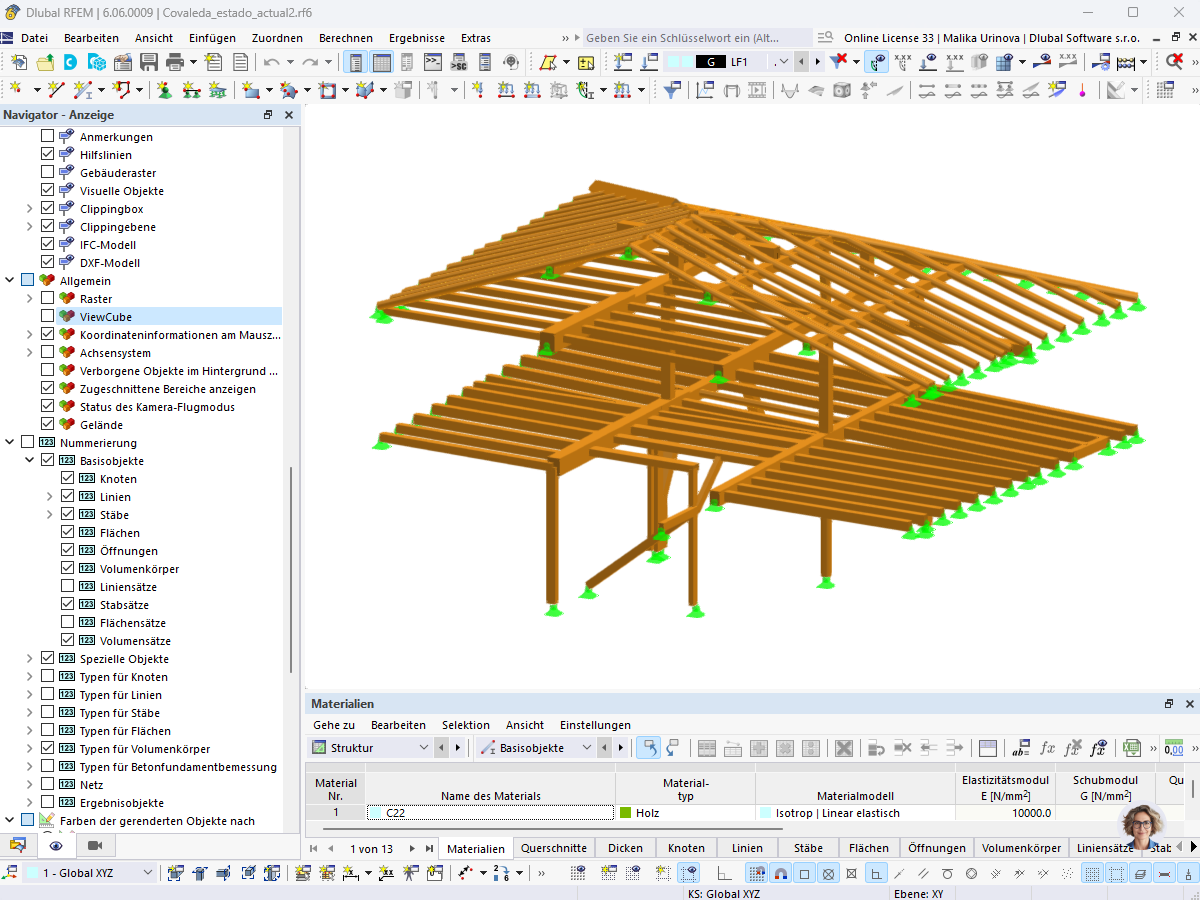 Modell der bestehenden Holzkonstruktion © Xavier Bueno Llasat