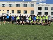 Es wurde sportlich: Unsere zwei Fußballteams traten gegeneinander an.