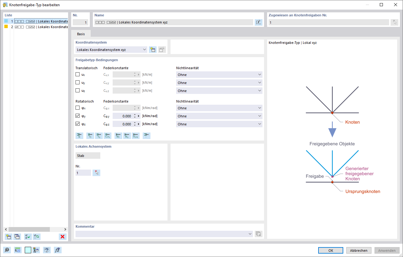 FAQ 005553 | Wie kann in RSTAB 9 eine Teleskop-Verbindung modelliert werden?