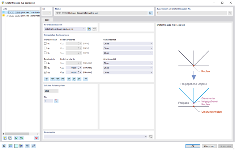 FAQ 005553 | Wie kann in RSTAB 9 eine Teleskop-Verbindung modelliert werden?
