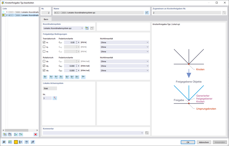 FAQ 005553 | Wie kann in RSTAB 9 eine Teleskop-Verbindung modelliert werden?