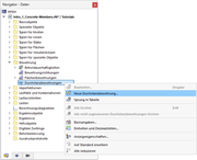 Durchstanzbewehrung über Navigator-Kontextmenü definieren