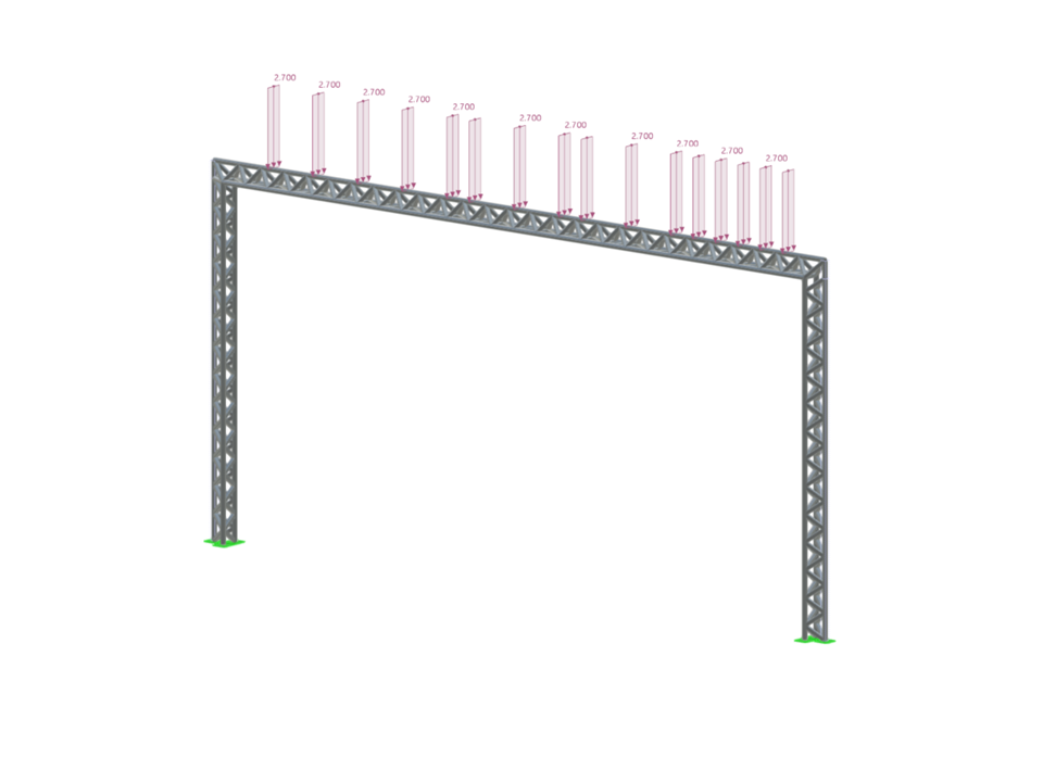 Modell 004993| Bühnenfachwerk aus Aluminium