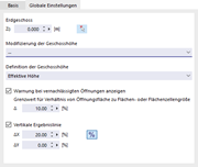 Register 'Globale Einstellungen'
