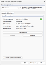 Autorisierungsstatus