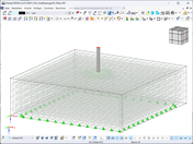 FE-Netz, das ohne die Funktion "Unabhängiges Netz bevorzugt" erzeugt wurde