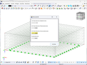 Netzstatistik für FE-Netz, das mit der Funktion "Unabhängiges Netz bevorzugt" erzeugt wurde