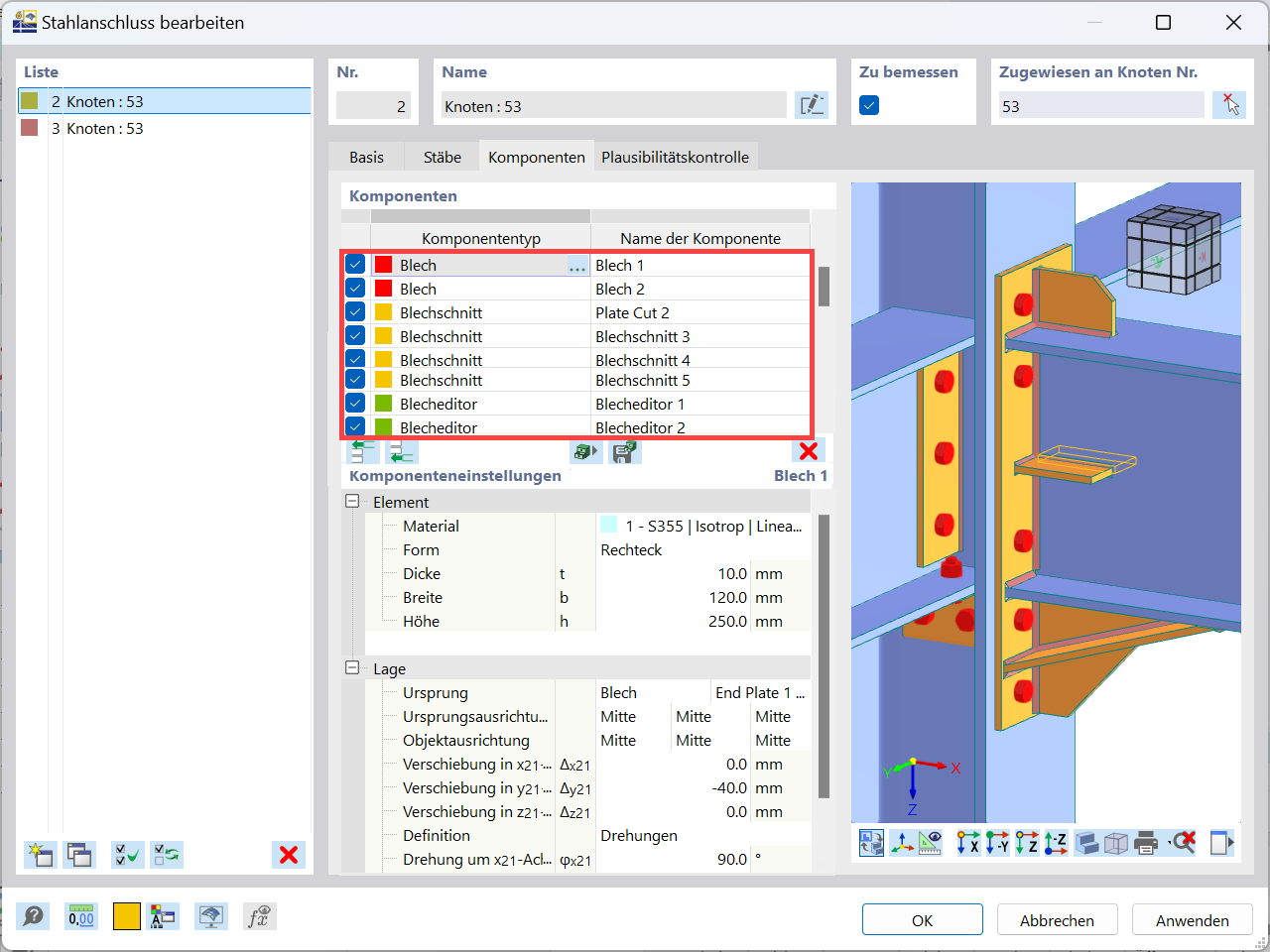 KB 001890 | Rippenmodellierung mit separaten Komponenten