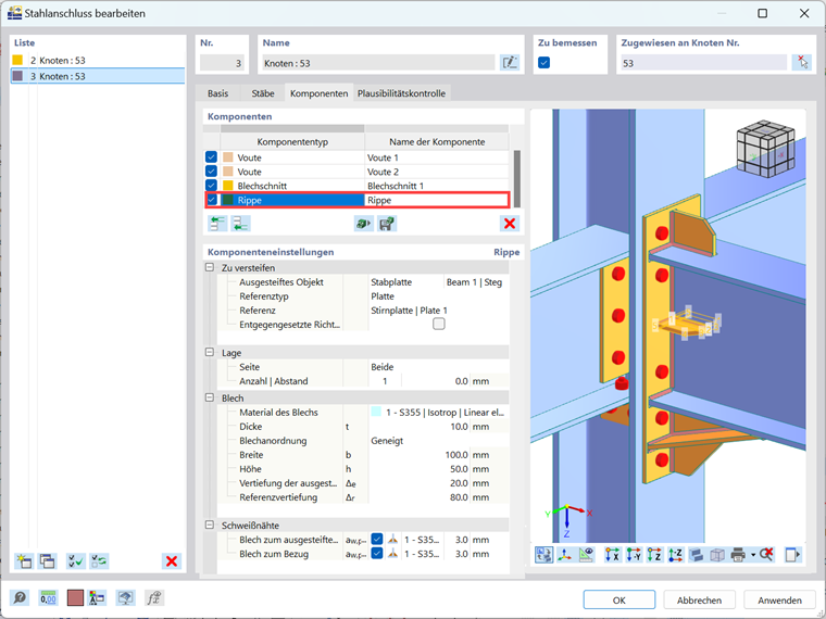 KB 001890 | Rippenkomponenten-Einstellungen