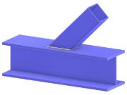 Modell 005237 | Fachwerk Y-Knoten | Diagonale-zu-Gurt-Verbindung