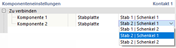 Komponenten festlegen