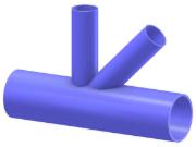 Modell 005266 | Fachwerk N-Knoten | Anschluss Diagonalen und Vertikalen an Gurt