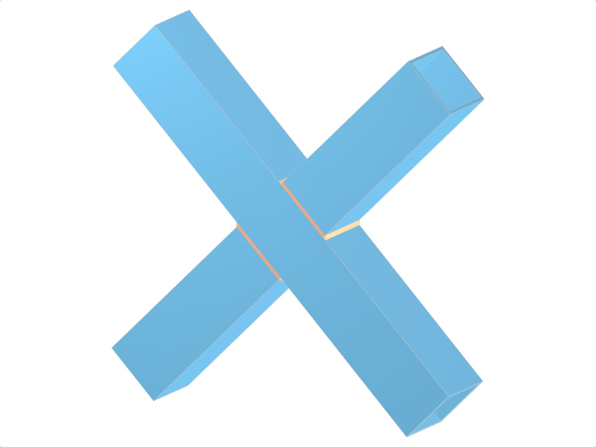 Modell 005343 | Verband | Diagonale Auskreuzung