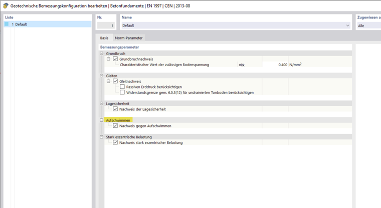 Betonfundamente | Aufschwimmen